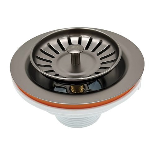 לה רוקה פלוס- ונטיל לכיור אמריקאי בגימור גרפיט