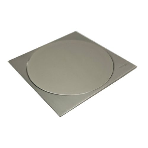סטיל ג'מבו - מכסה מרובע 11.5X11.5 למאסף נקז מים גימור מט