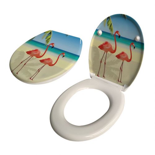 מושב אסלה נשלף - טורנדו ארט פלמינגו