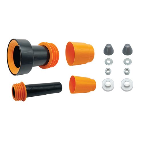 ערכת ניפל קצר למיכל הדחה סמוי 45+90