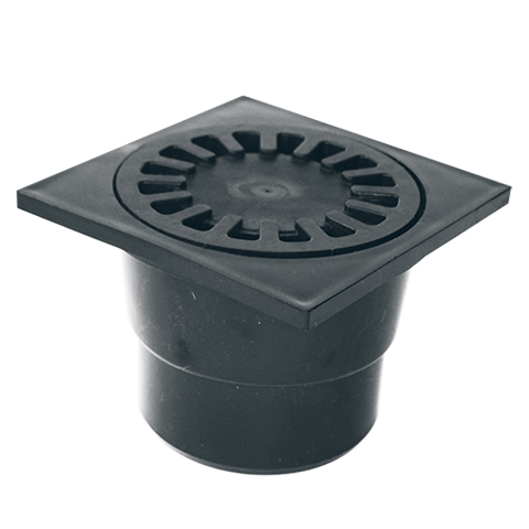 קולט גשם אנכי 150X150 יציאה 110