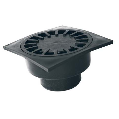 קולט גשם אנכי 200X200 יציאה 110