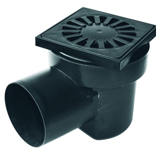 קולט גשם אופקי 150X150 יציאה 110